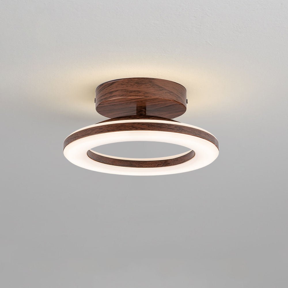 Runde LED-Deckenleuchte aus Acryl, modernes Design, 12 Zoll | Rosalyssa