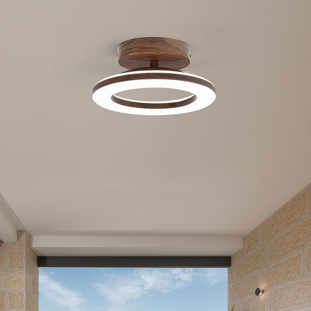 Runde LED-Deckenleuchte aus Acryl, modernes Design, 12 Zoll | Rosalyssa