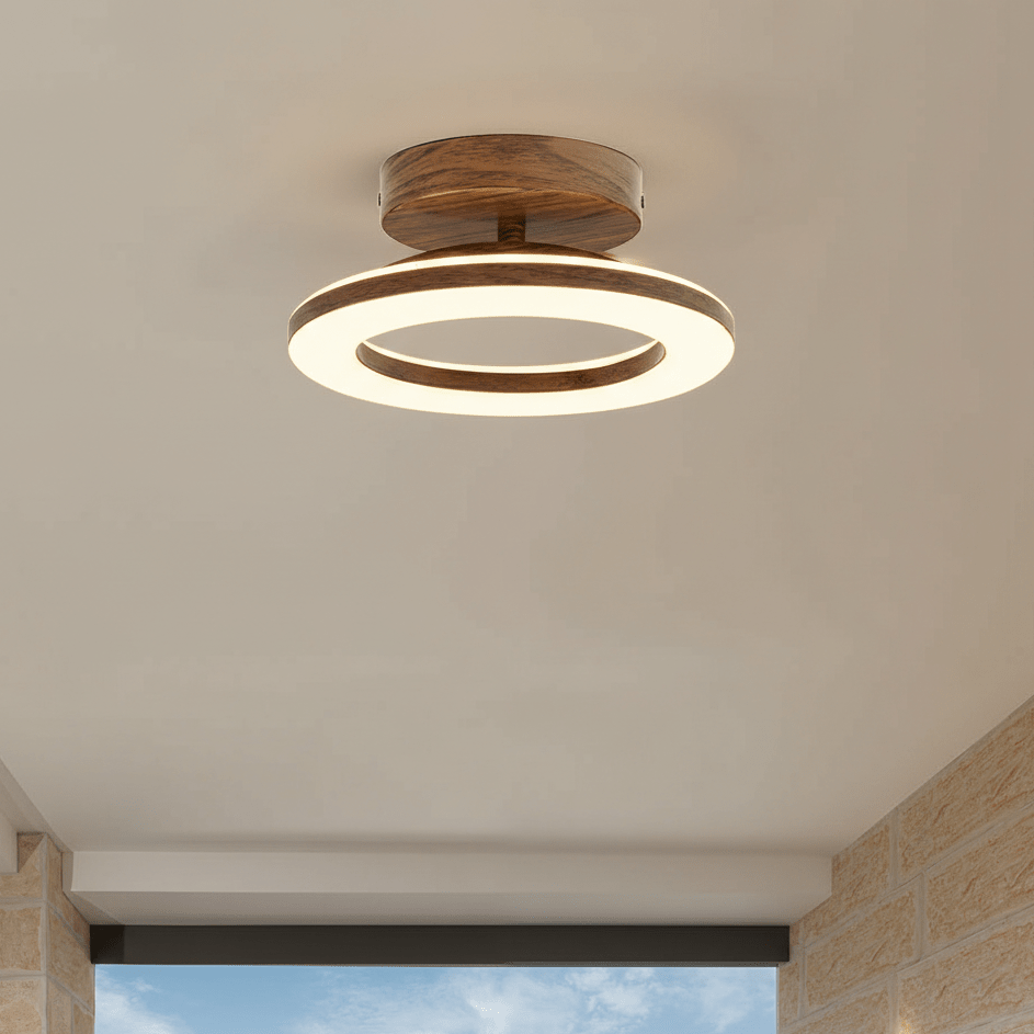 Runde LED-Deckenleuchte aus Acryl, modernes Design, 12 Zoll | Rosalyssa