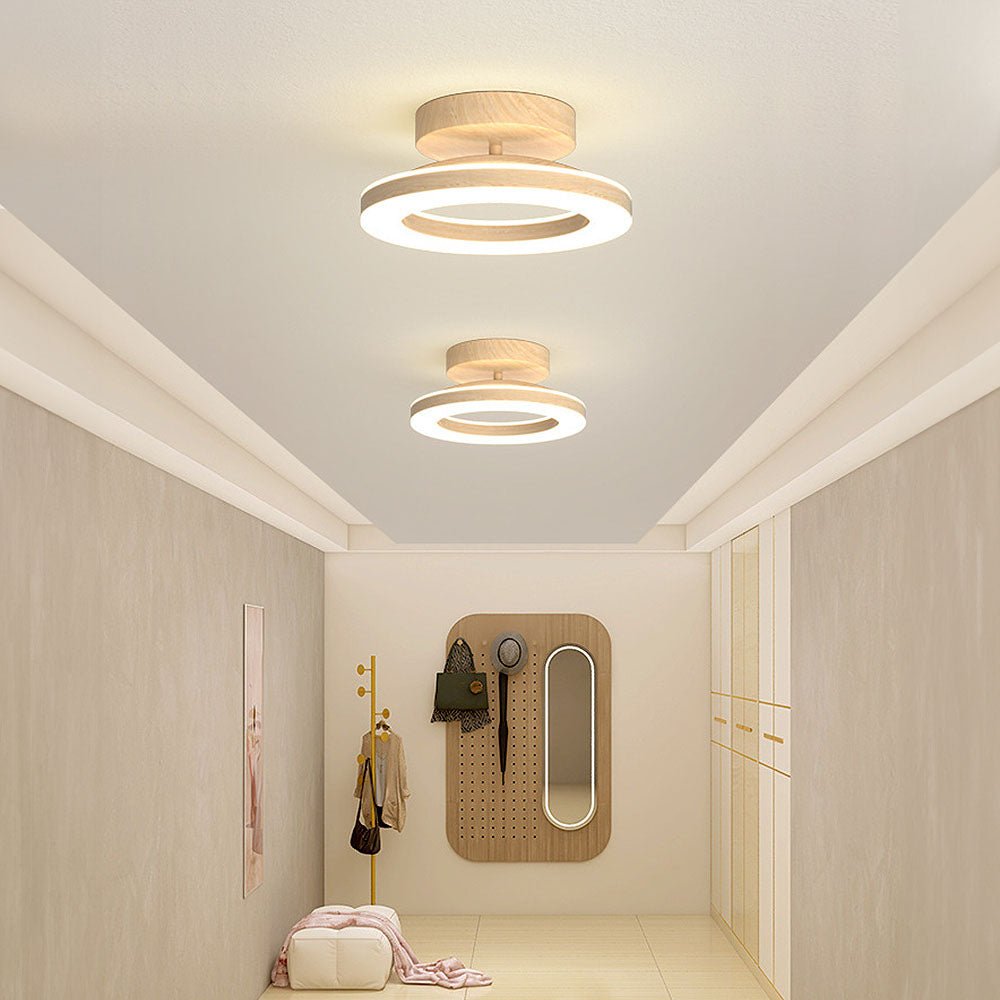 Runde LED-Deckenleuchte aus Acryl, modernes Design, 12 Zoll | Rosalyssa