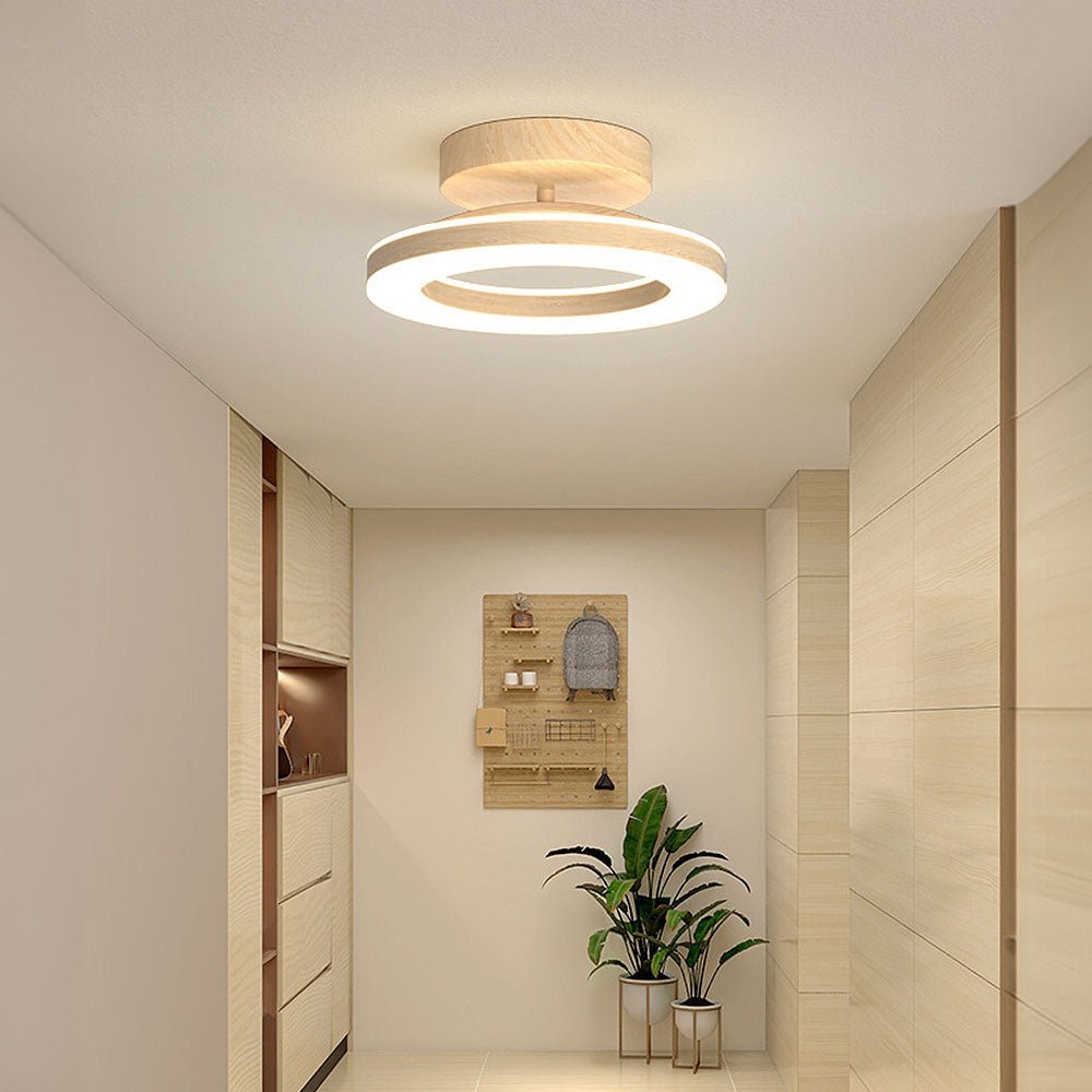 Runde LED-Deckenleuchte aus Acryl, modernes Design, 12 Zoll | Rosalyssa