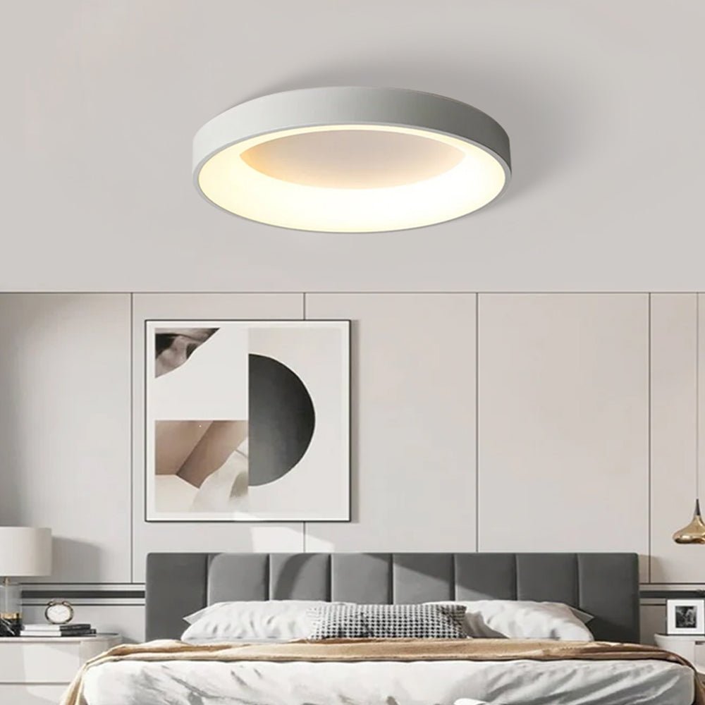 12-tums diameter rund taklampa med diffusor, infälld montering | Rosalyssa