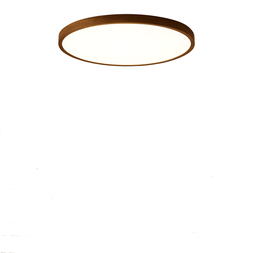 Trædetalje Rund Indbygningsloftlampe, 12 Tommer Diameter | Rosalyssa