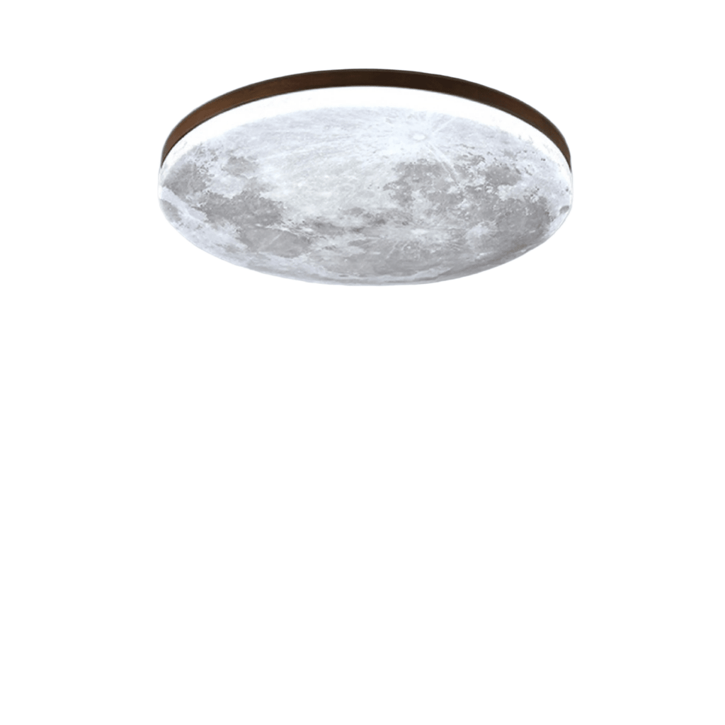 Flush Mount Round LED Ceiling Light, 12-Inch Diameter, White Finish | Rosalyssa