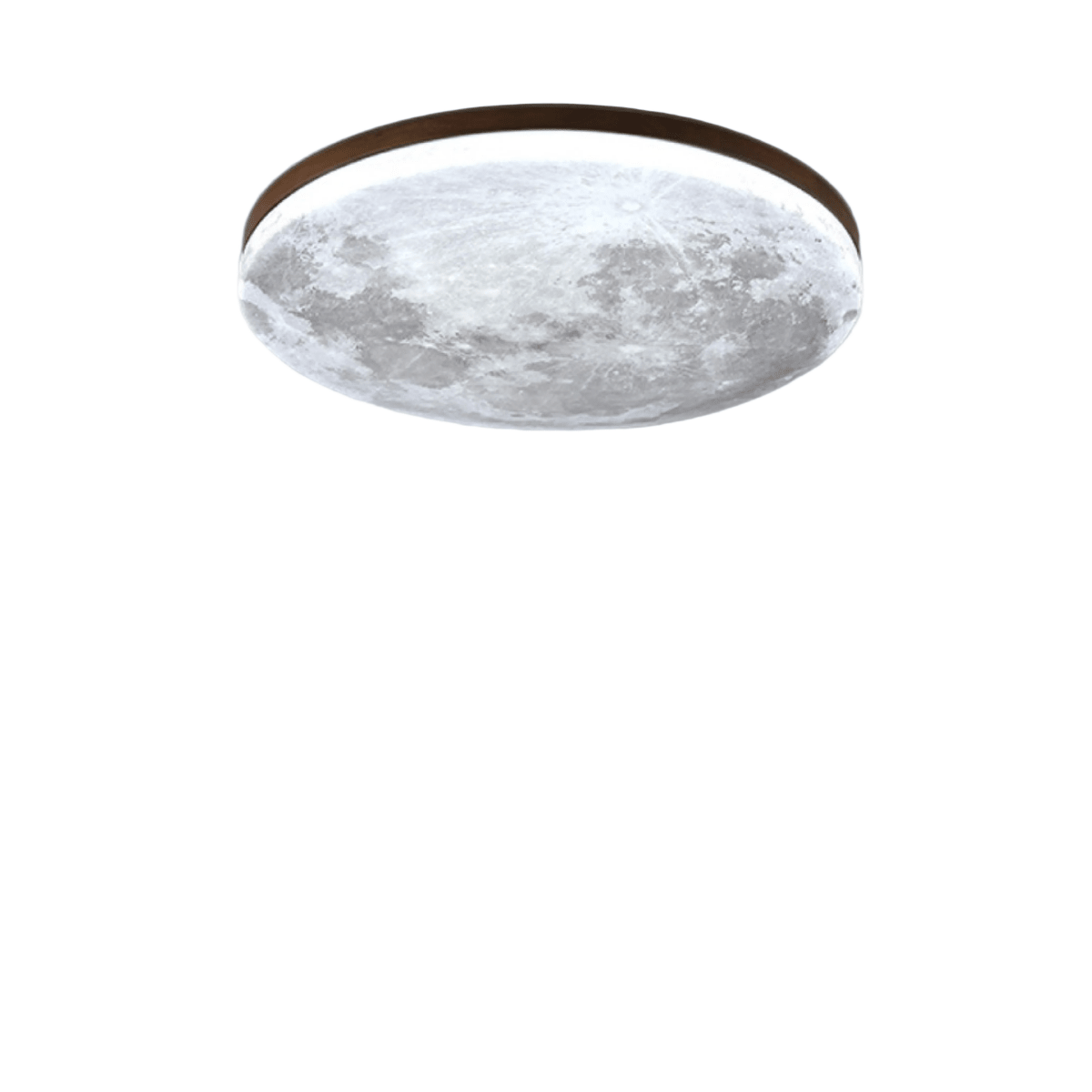 Flush Mount Round LED Ceiling Light, 12-Inch Diameter, White Finish | Rosalyssa