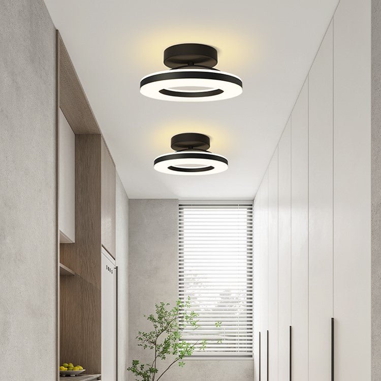 مصباح سقفي دائري LED بقطر 12 بوصة بتصميم مدمج | روزاليسا
