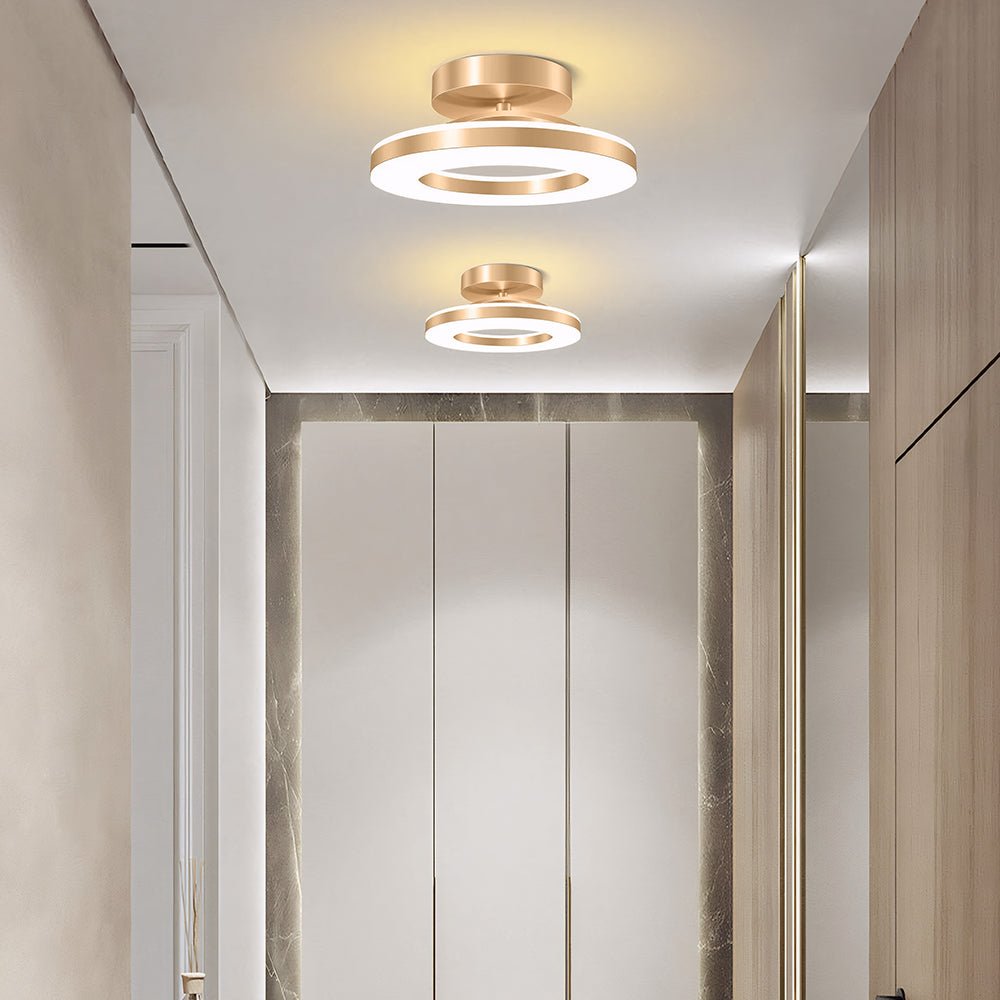 مصباح سقفي دائري LED بقطر 12 بوصة بتصميم مدمج | روزاليسا