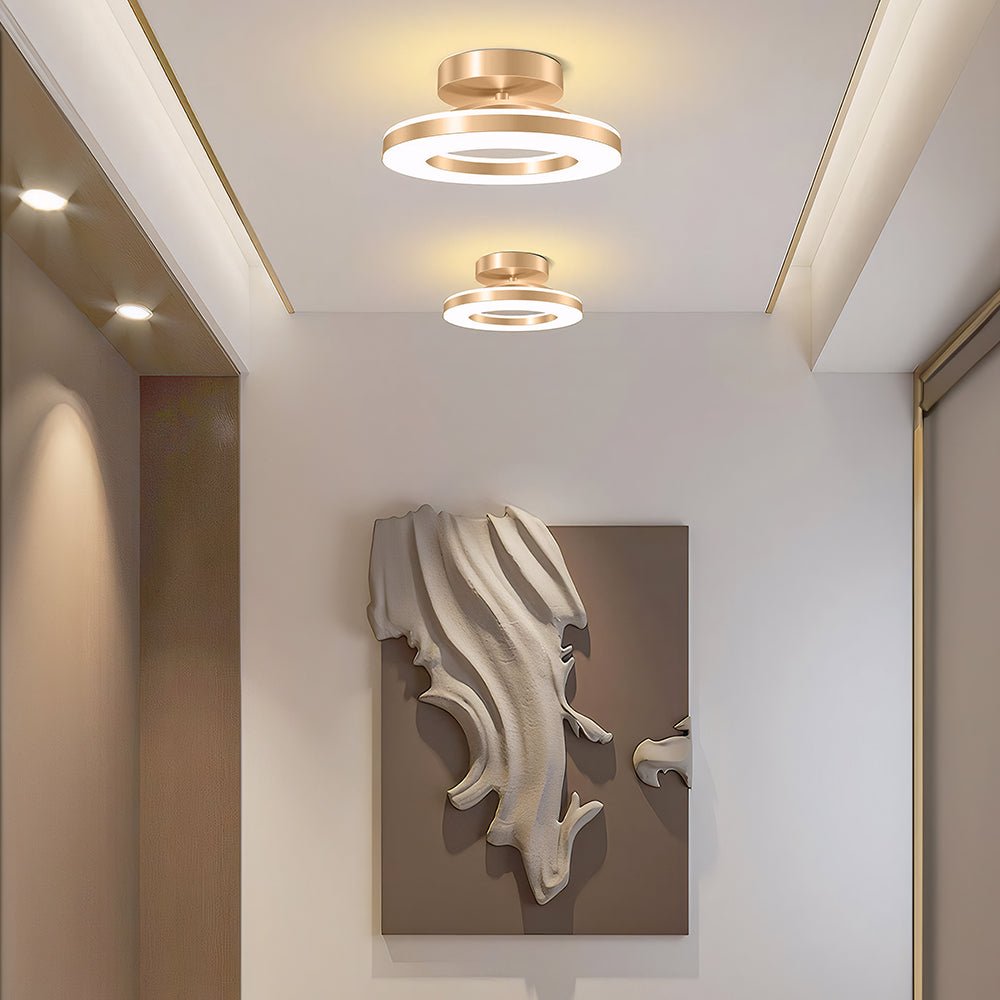 مصباح سقفي دائري LED بقطر 12 بوصة بتصميم مدمج | روزاليسا