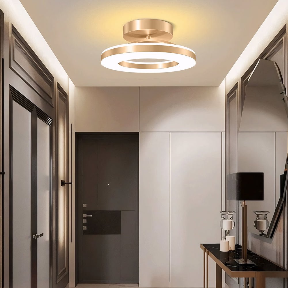 مصباح سقفي دائري LED بقطر 12 بوصة بتصميم مدمج | روزاليسا