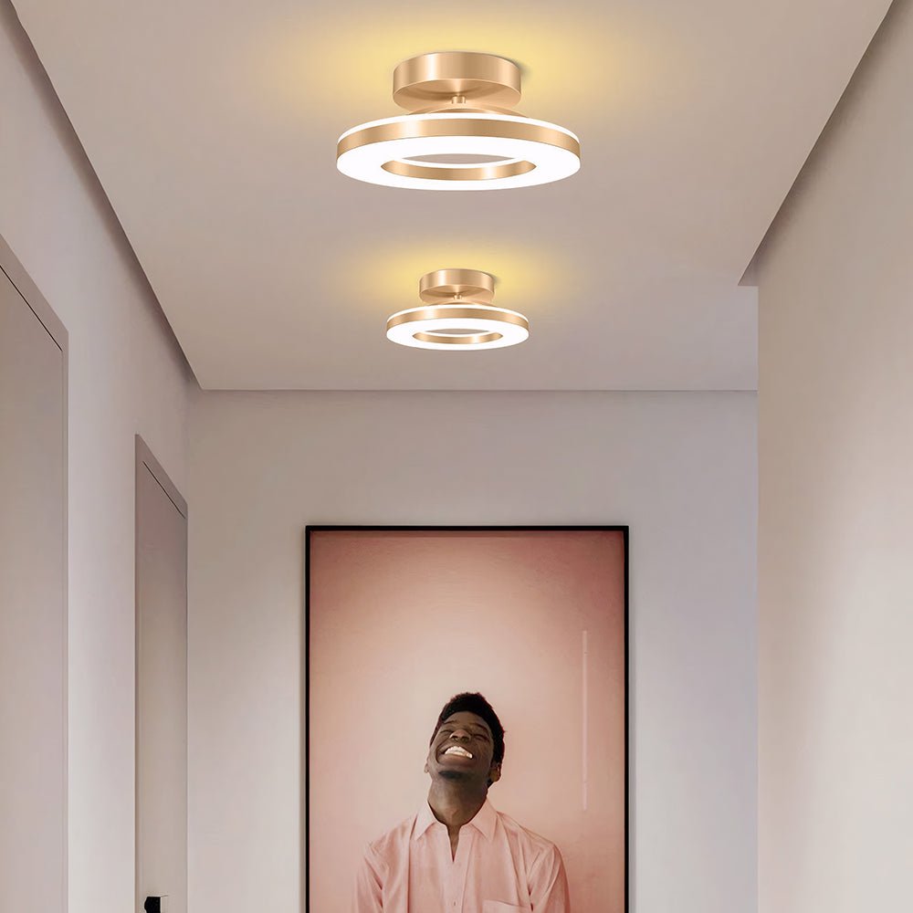 مصباح سقفي دائري LED بقطر 12 بوصة بتصميم مدمج | روزاليسا