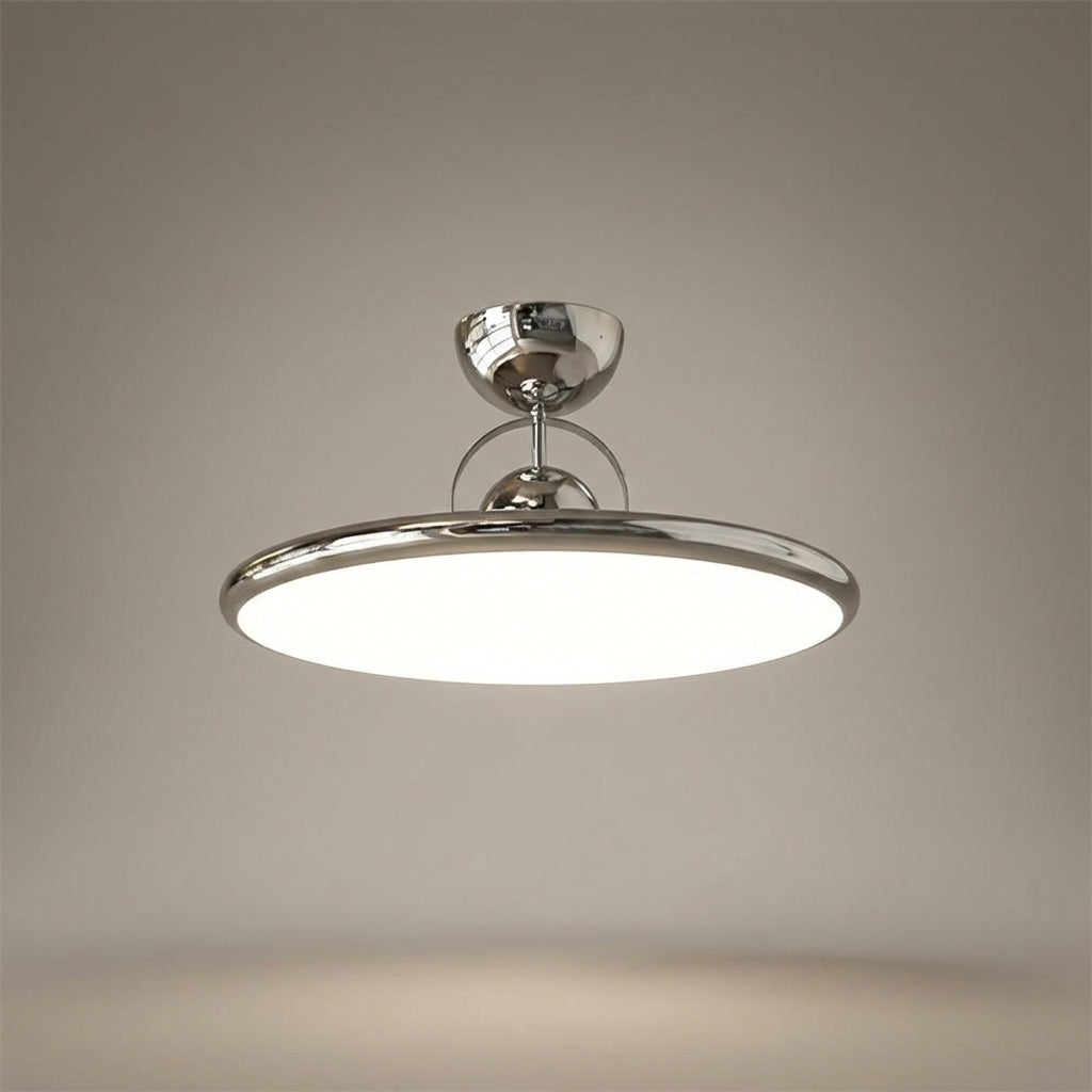 Zelené stropní světlo s LED, akrylové a kovové, retro design, stmívatelné