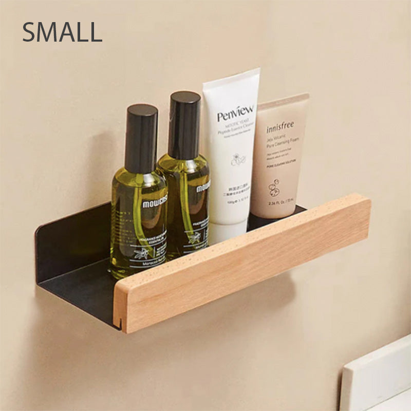 Bath Shelves In Warm Minimalist Style For Modern Storage