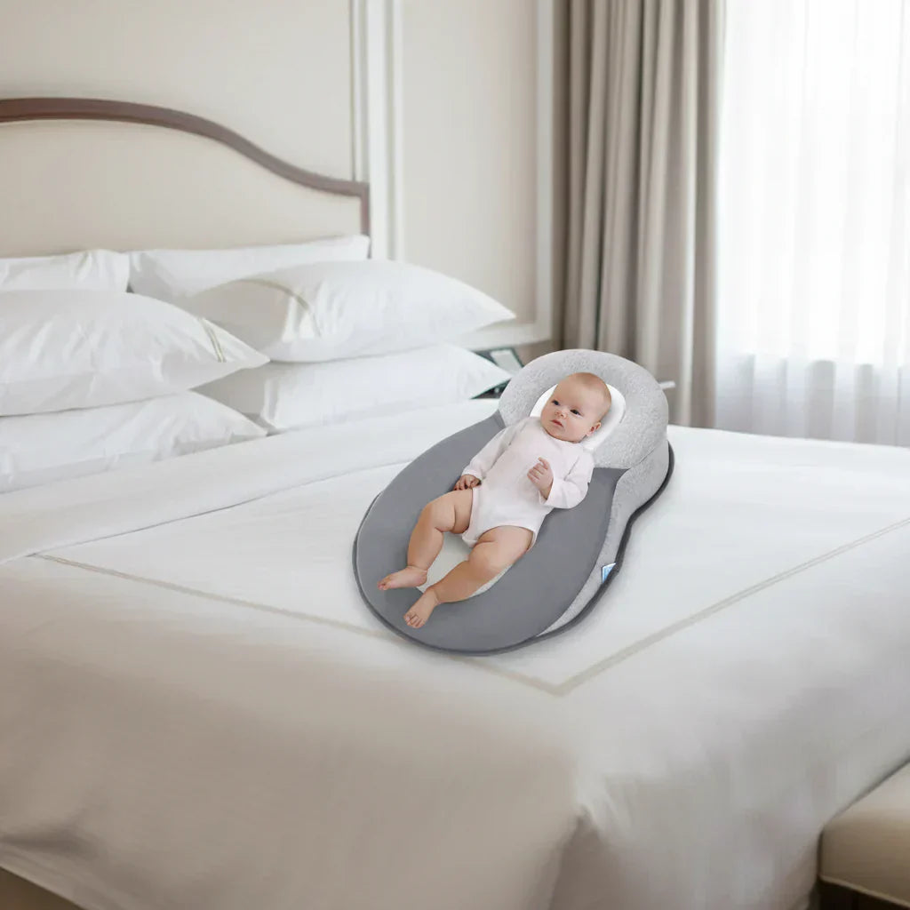 NurtureNest Baby Pillow Ergonomic Pillow for Safe Sleep