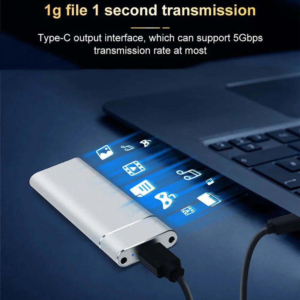 Externes M.2 SSD-Gehäuse für USB 3.1 tragbares Laufwerk