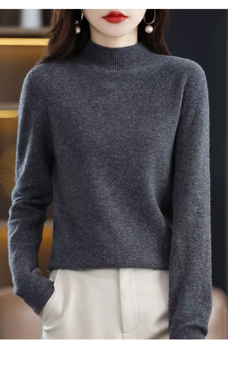 Maglione Aurelia da donna in 100% lana e cashmere per autunno e inverno