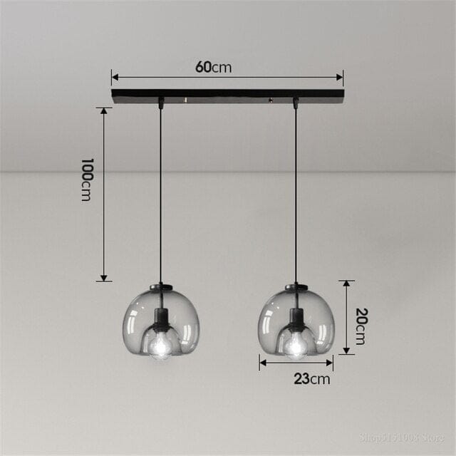 Aurelia Glas-Hängeleuchten für moderne Küchen und mehr