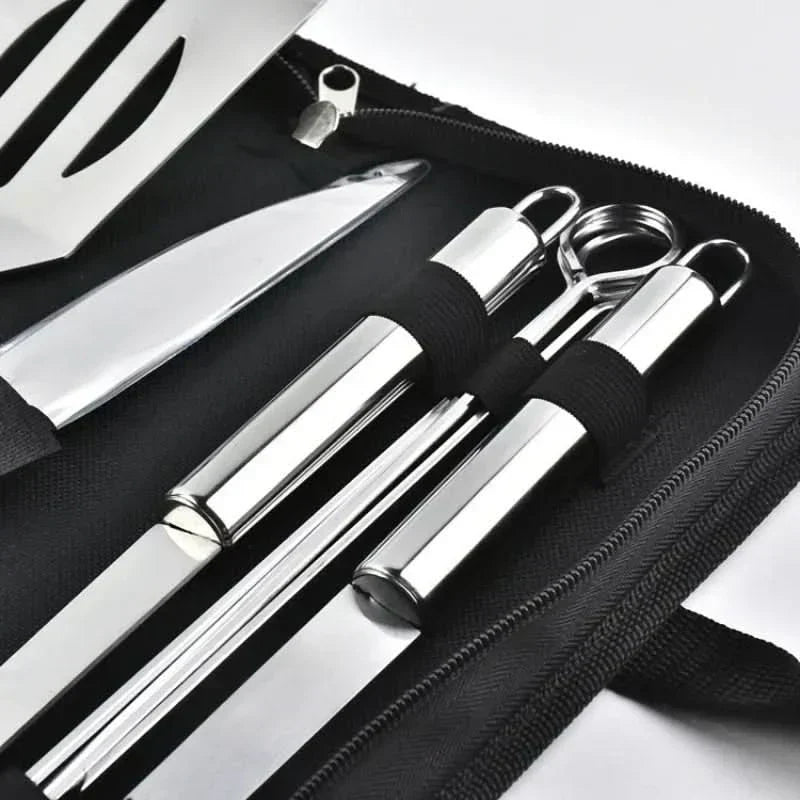 BlazeChef Elite RVS Barbecue Gereedschapset Voor Buiten