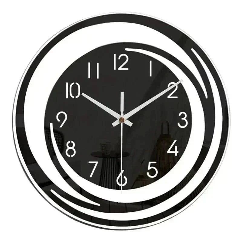 Orologio da Parete in Acrilico AuroraTime in Design Scandinavo, Silenzioso ed Elegante