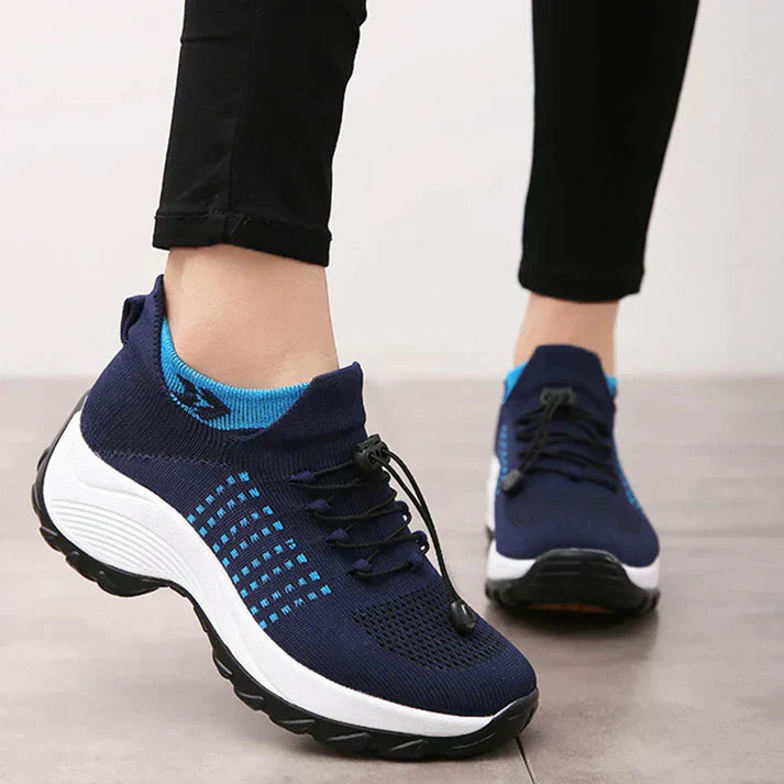 Damen Elastische Stütz-Orthopädische Sneakers Schuhe