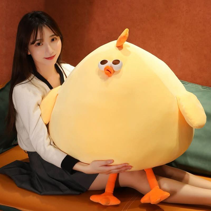 CloudCuddle Pulcino Gigante di Peluche per Grandi e Piccoli Compagni di Coccole