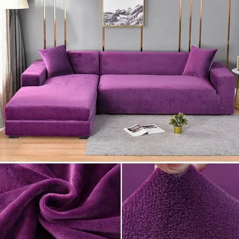 VelvetFlex Sofa Cover Elastic and Luxurious for Any Living Room