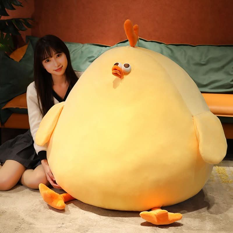 CloudCuddle Pulcino Gigante di Peluche per Grandi e Piccoli Compagni di Coccole