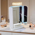 LumiBlend Drei-Panel LED-Spiegel mit Dreifarbiger Beleuchtung für Makelloses Make-up