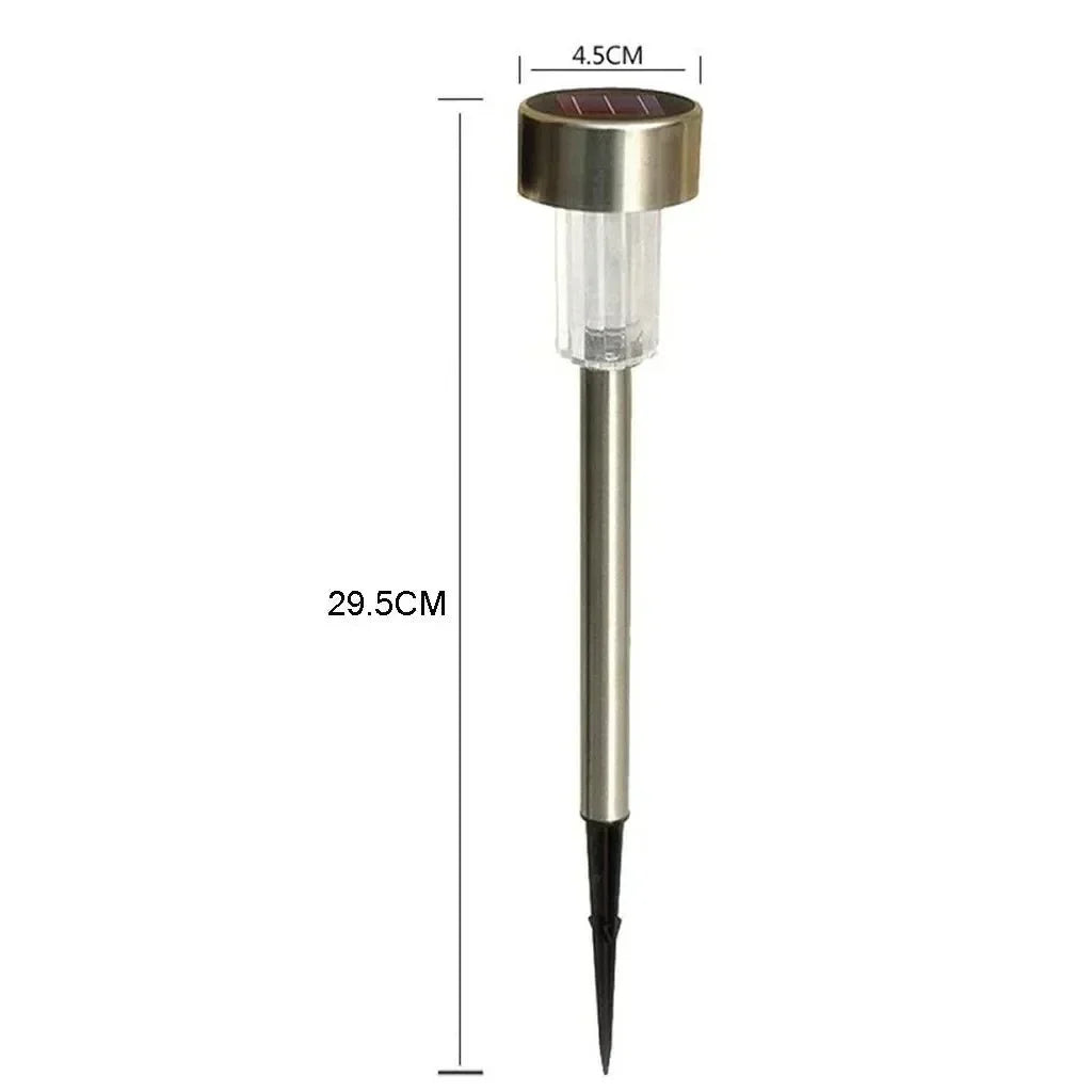 Garden Solar LED Lamp With Weatherproof, Energy-Efficient, Integrated Light Sensor