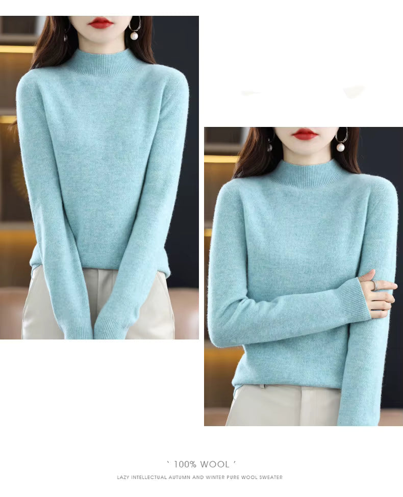 Maglione Aurelia da donna in 100% lana e cashmere per autunno e inverno