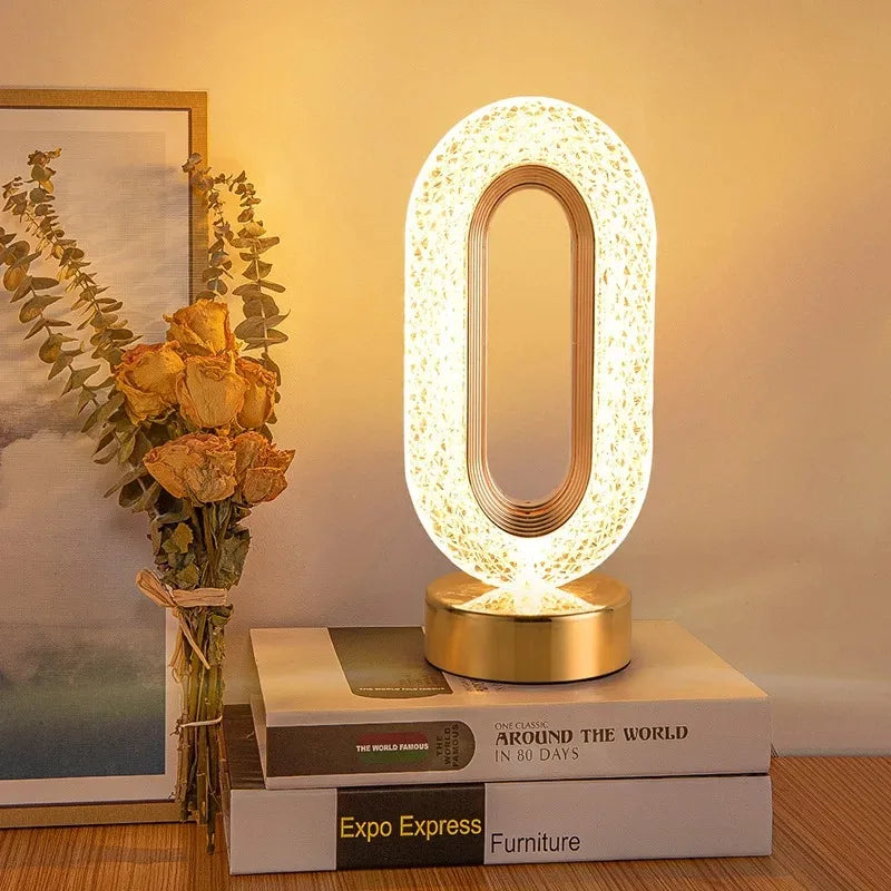 Stellora 3D Crystal Night Light With Rechargeable Dimming