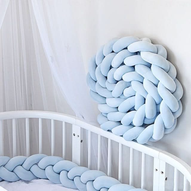 CozyNest Gewebtes Babykissen für sicheren und erholsamen Schlaf