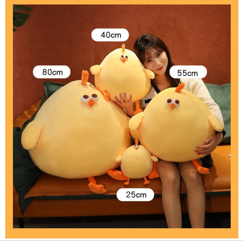 CloudCuddle Pulcino Gigante di Peluche per Grandi e Piccoli Compagni di Coccole