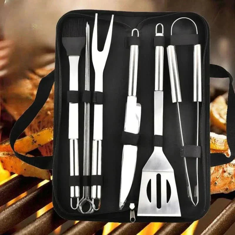 BlazeChef Elite RVS Barbecue Gereedschapset Voor Buiten