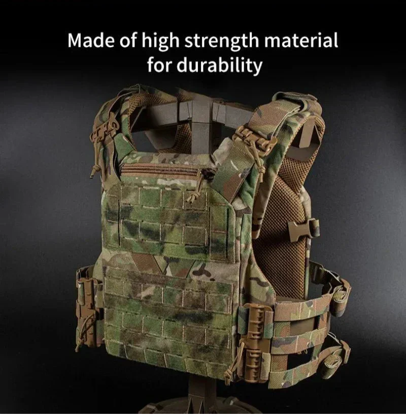 Modułowa kamizelka taktyczna Vanguard Armor Carrier z laserowo wycinanym systemem MOLLE i szybkim zwalnianiem