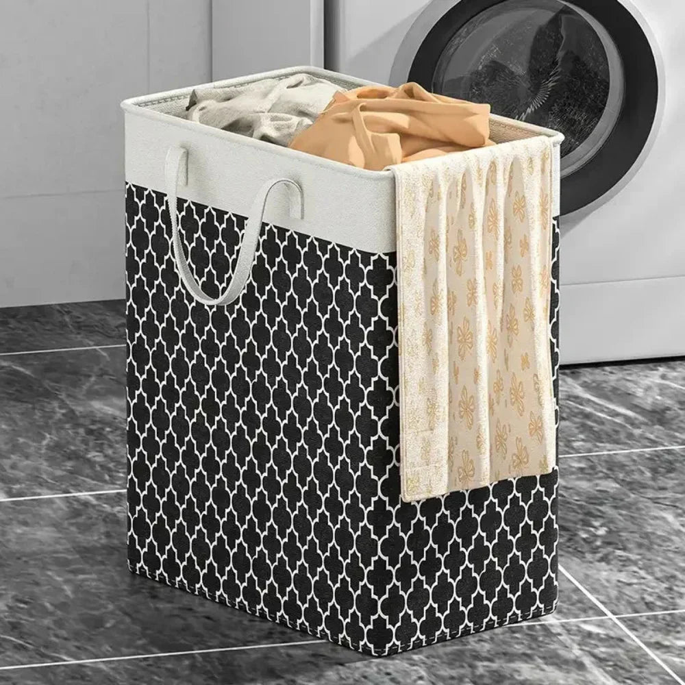Lauva 75L Waterproof Laundry Hamper With Foldable Fabric And Handles