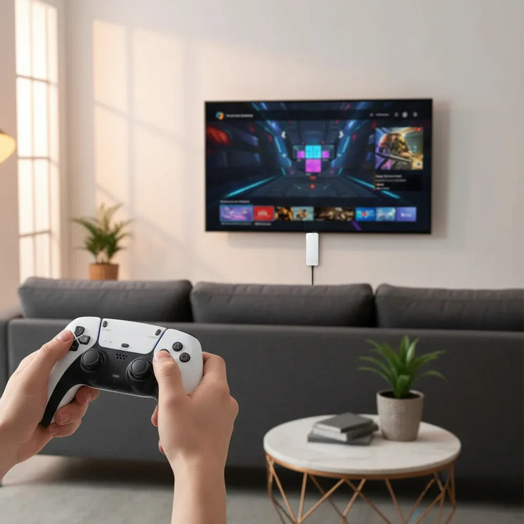 4K Retro Gaming Console Stick With Wireless Controllers