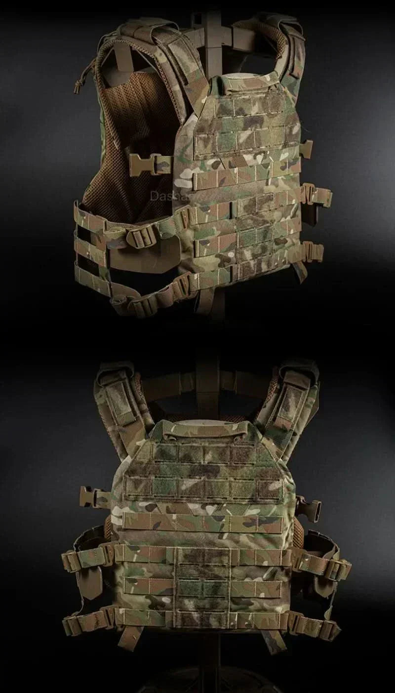 Modułowa kamizelka taktyczna Vanguard Armor Carrier z laserowo wycinanym systemem MOLLE i szybkim zwalnianiem