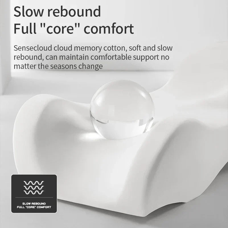 DriveEase Integrated Car Neck And Lumbar Support Made Of Memory Foam