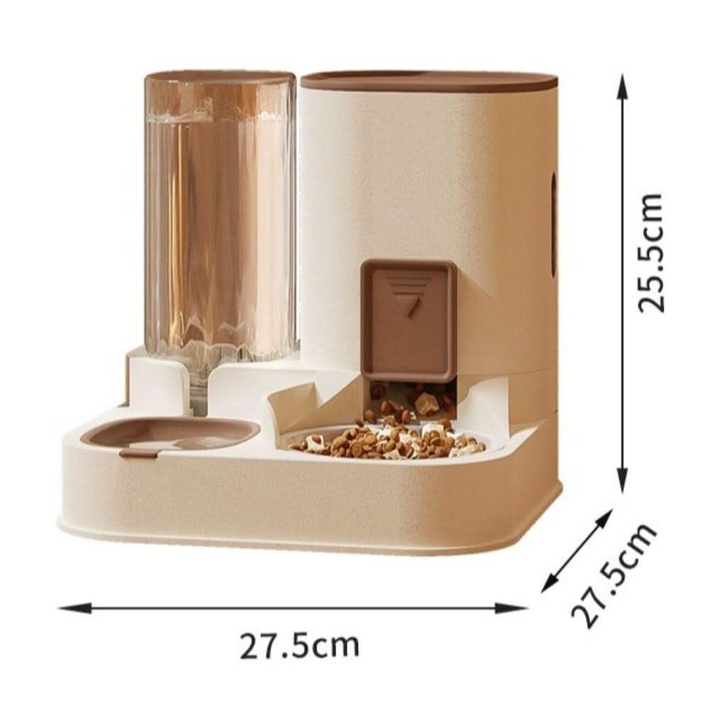 Dispenser automatico di cibo e acqua PetAqua per animali domestici
