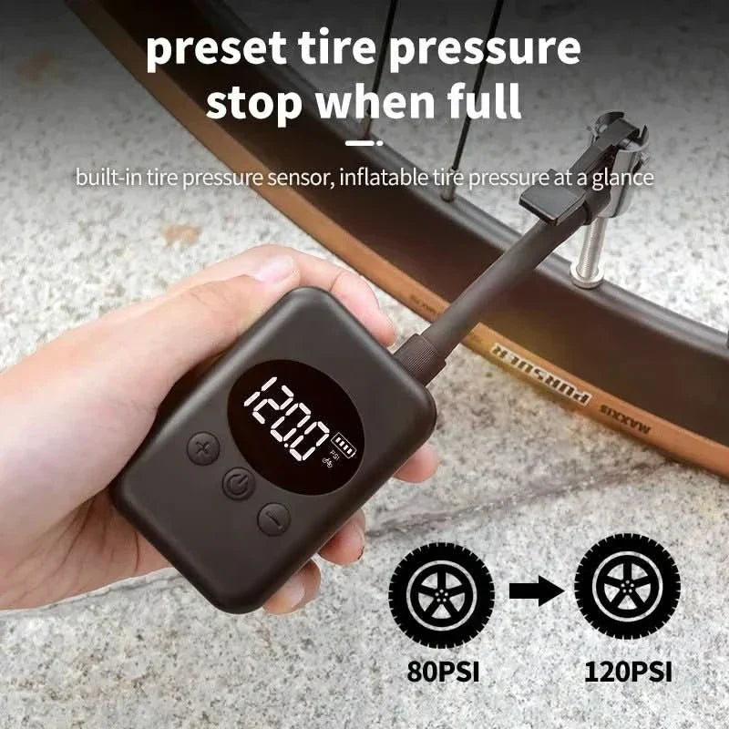 TrailPulse Pro przenośna mini pompka rowerowa 150 PSI do MTB i na zewnątrz