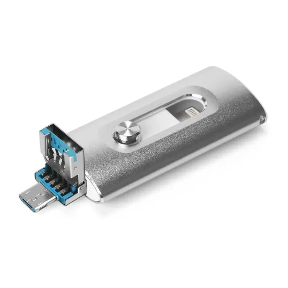 قرص SSD خارجي مدمج مع 4 في 1 USB OTG و USB 3.0