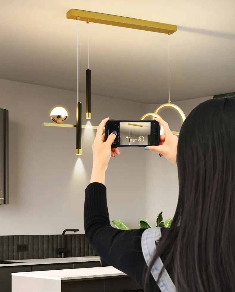 Lumenora Slank Modern Minimalist LED Pendelspotlight Med Fjärrkontroll | Snurv