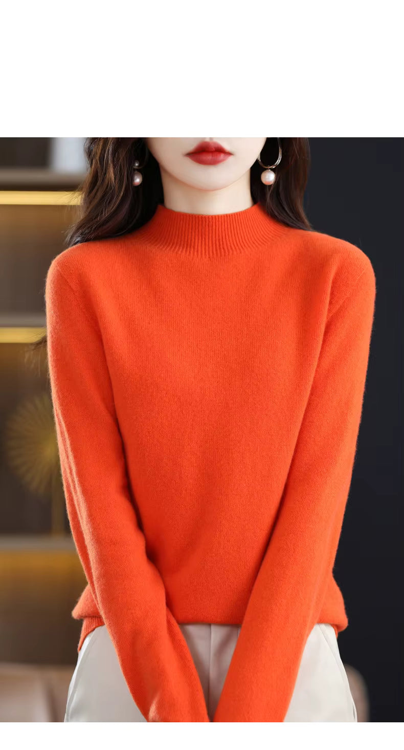Maglione Aurelia da donna in 100% lana e cashmere per autunno e inverno