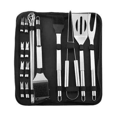 ApexGrill Edelstahl Besteckset Premium Outdoor Grillwerkzeuge