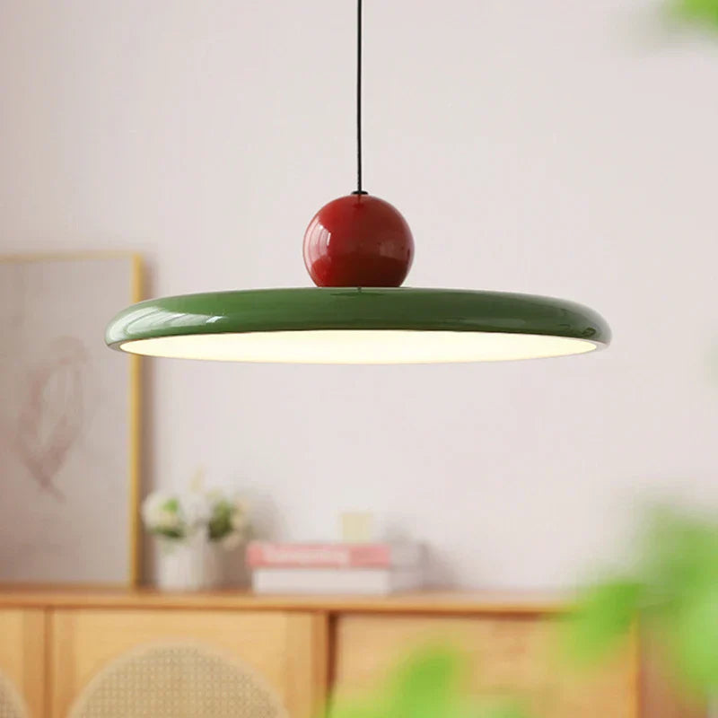 Závěsné svítidlo Nordic Saucer LED krémový povrch stropní lampa