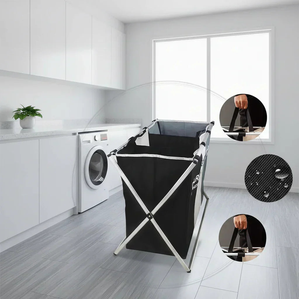 NovaSort tvättsorterare med 3 fack och vikfunktion