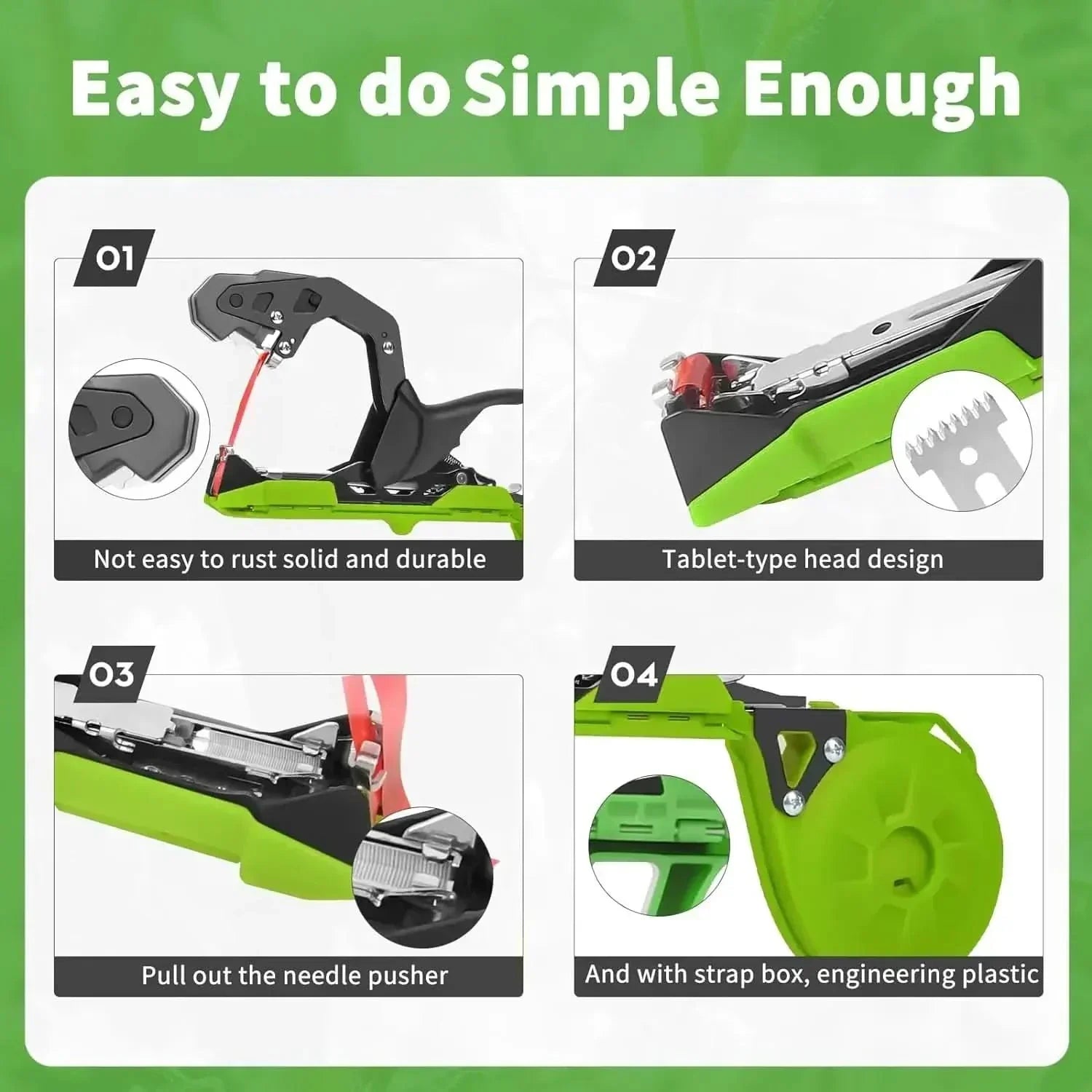 GardenEase Tapener Efficient Plant Tying Device For Plants