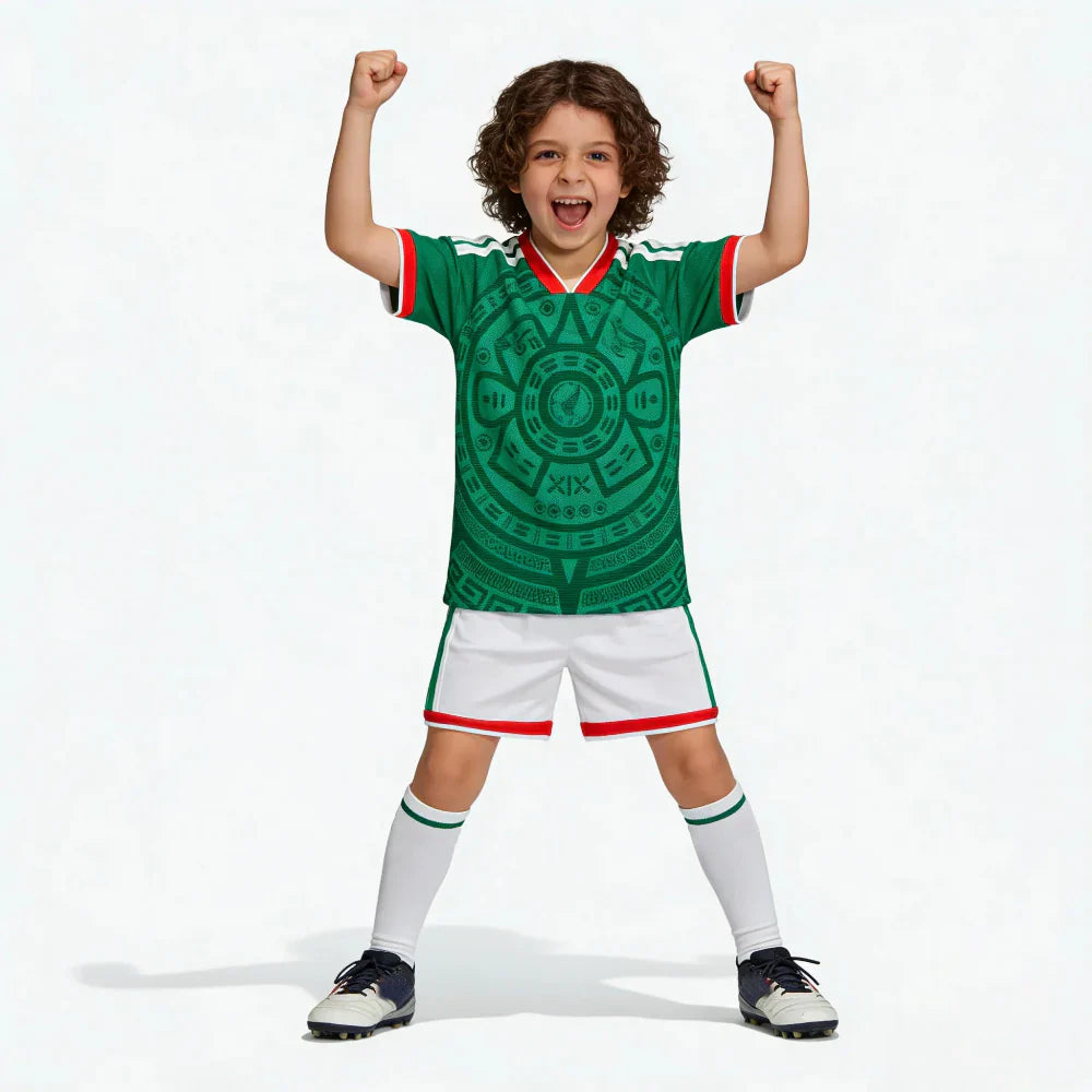 メキシコ2026ワールドカップ キッズサッカーユニフォームショーツセット