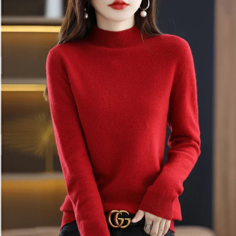 Maglione Aurelia da donna in 100% lana e cashmere per autunno e inverno