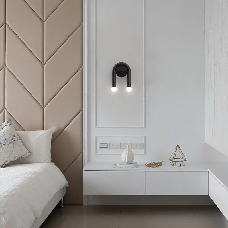 Luz de Parede Moderna Arcus Luminária LED Nórdica Minimalista